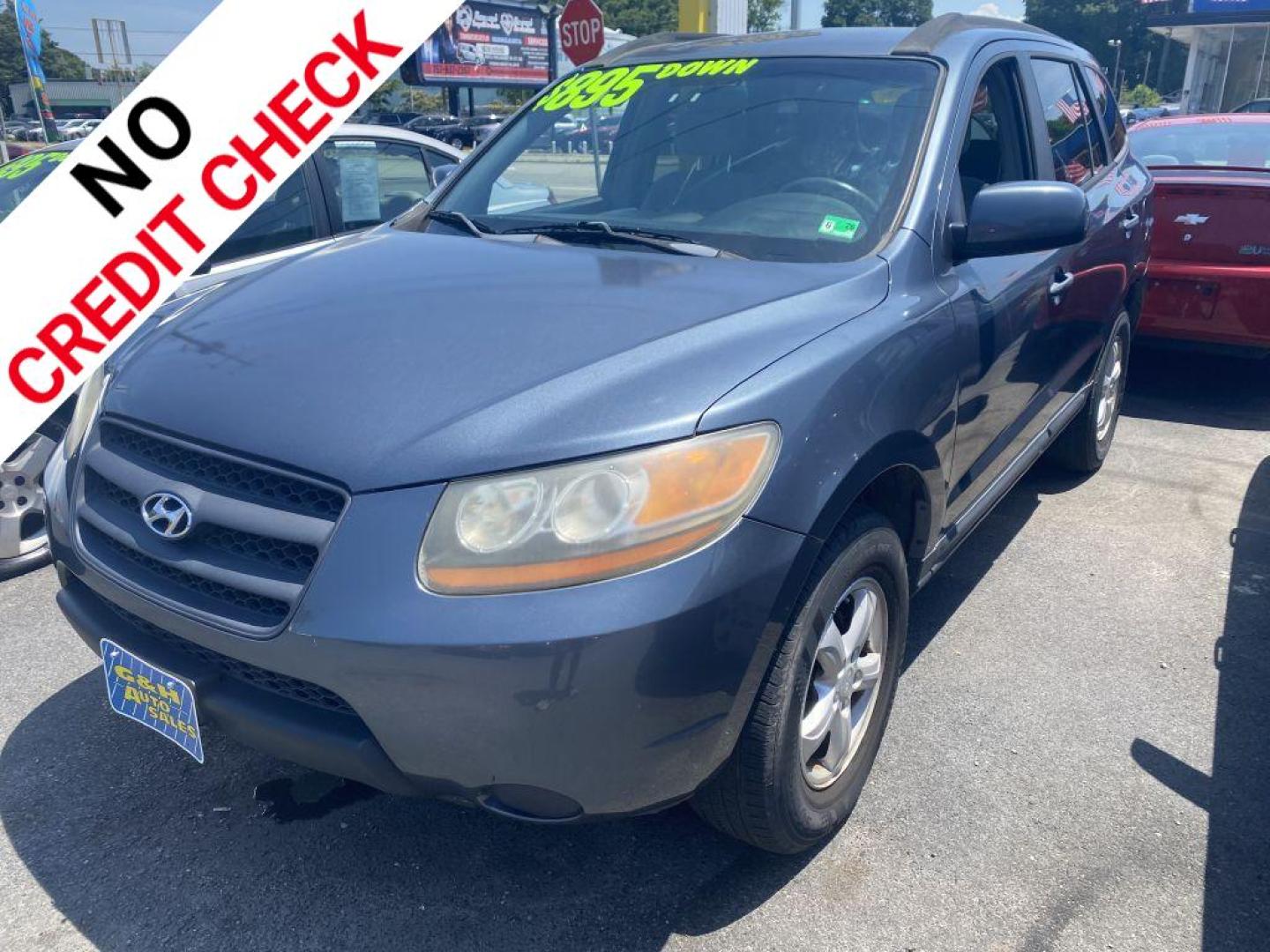 2008 GRAY HYUNDAI SANTA FE GLS (5NMSG13D98H) with an 2.7L engine, Automatic transmission, located at 930 E Little Creek Road, Norfolk, VA, 23518, (757) 588-0420, 36.915051, -76.244408 - Photo#0