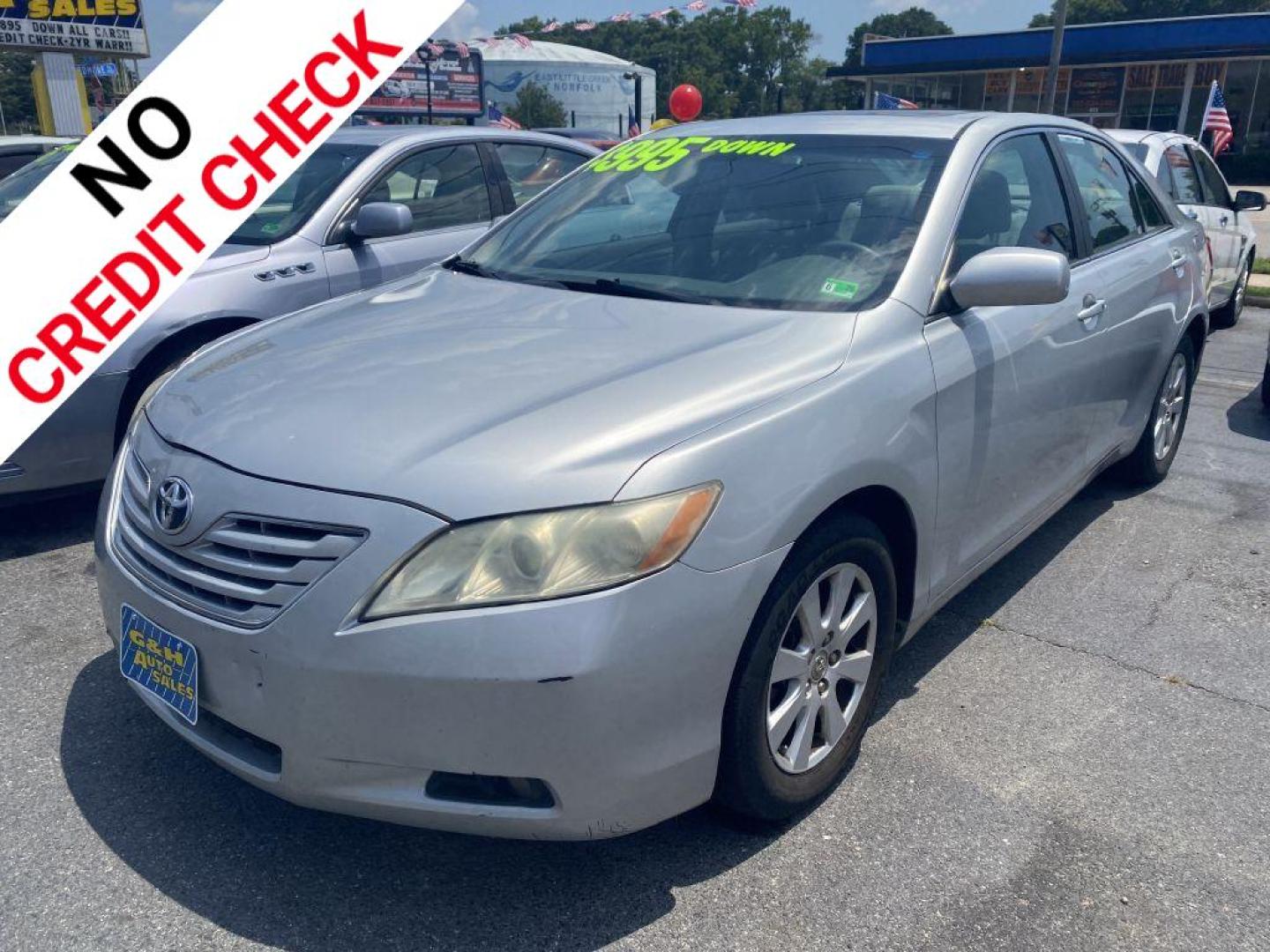 2007 SILVER TOYOTA CAMRY LE (4T1BK46K17U) with an 3.5L engine, Automatic transmission, located at 930 E Little Creek Road, Norfolk, VA, 23518, (757) 588-0420, 36.915051, -76.244408 - Photo#0