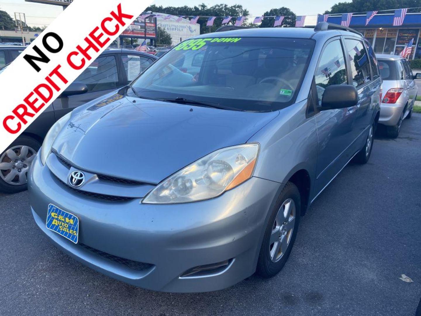 2006 BLUE TOYOTA SIENNA CE (5TDZA23C86S) with an 3.3L engine, Automatic transmission, located at 930 E Little Creek Road, Norfolk, VA, 23518, (757) 588-0420, 36.915051, -76.244408 - Photo#0