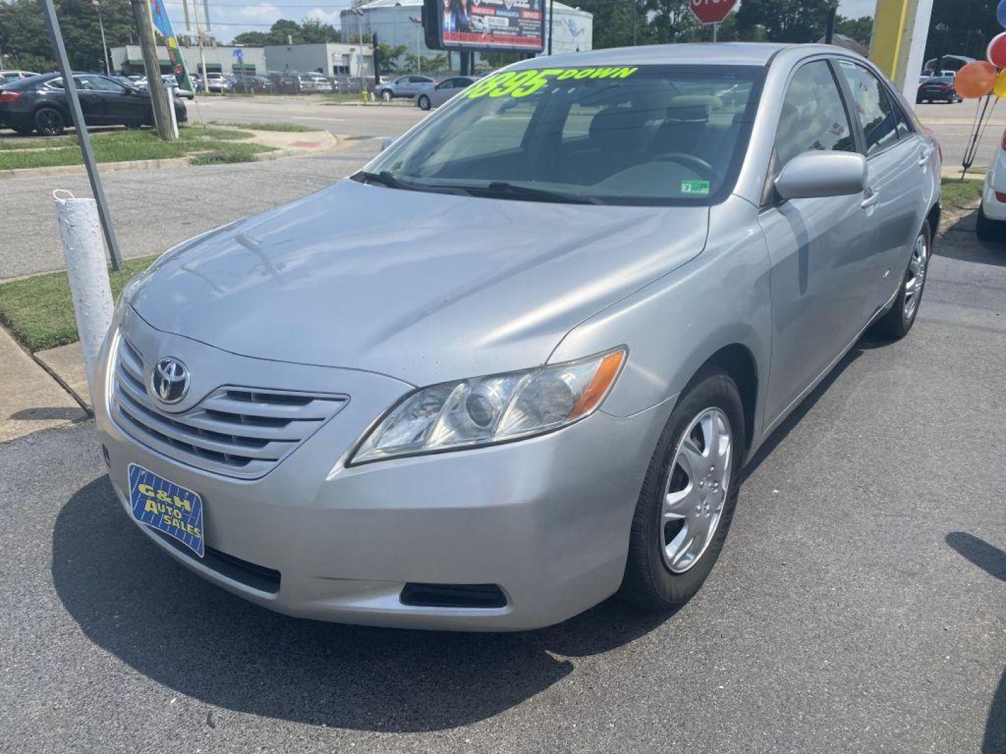 2007 SILVER TOYOTA CAMRY LE (JTNBK46K173) with an 3.5L engine, Automatic transmission, located at 930 E Little Creek Road, Norfolk, VA, 23518, (757) 588-0420, 36.915051, -76.244408 - Photo#0