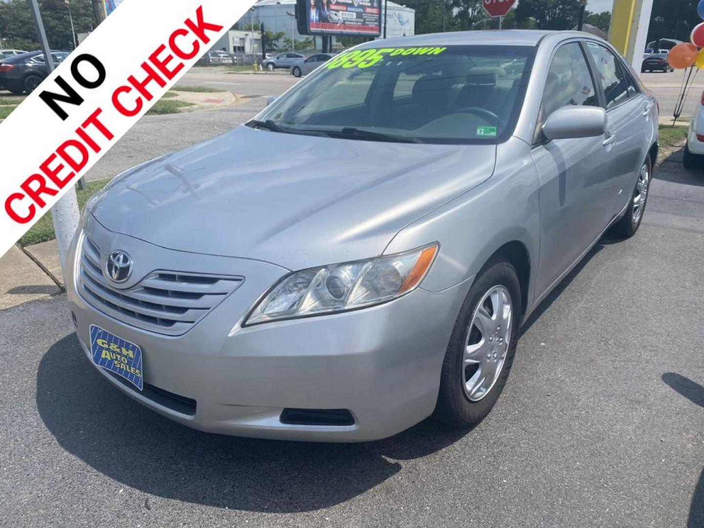 2007 SILVER TOYOTA CAMRY LE (JTNBK46K173) with an 3.5L engine, Automatic transmission, located at 930 E Little Creek Road, Norfolk, VA, 23518, (757) 588-0420, 36.915051, -76.244408 - Photo#0