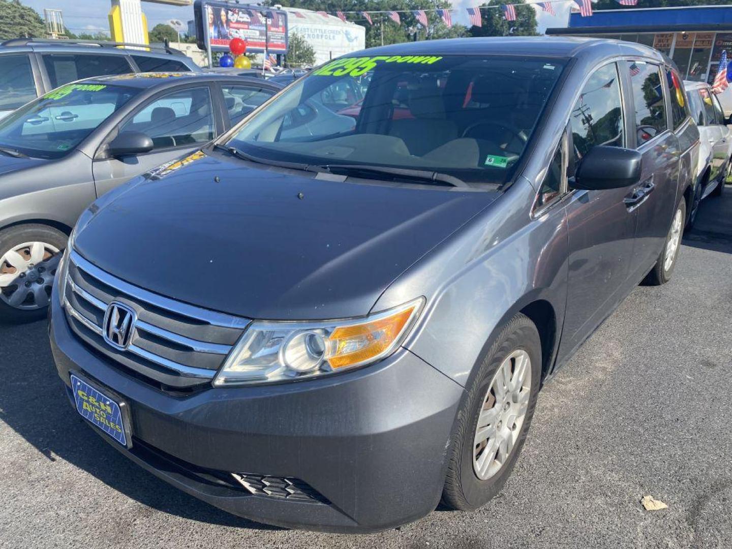 2011 GRAY HONDA ODYSSEY LX (5FNRL5H21BB) with an 3.5L engine, Automatic transmission, located at 930 E Little Creek Road, Norfolk, VA, 23518, (757) 588-0420, 36.915051, -76.244408 - Photo#0