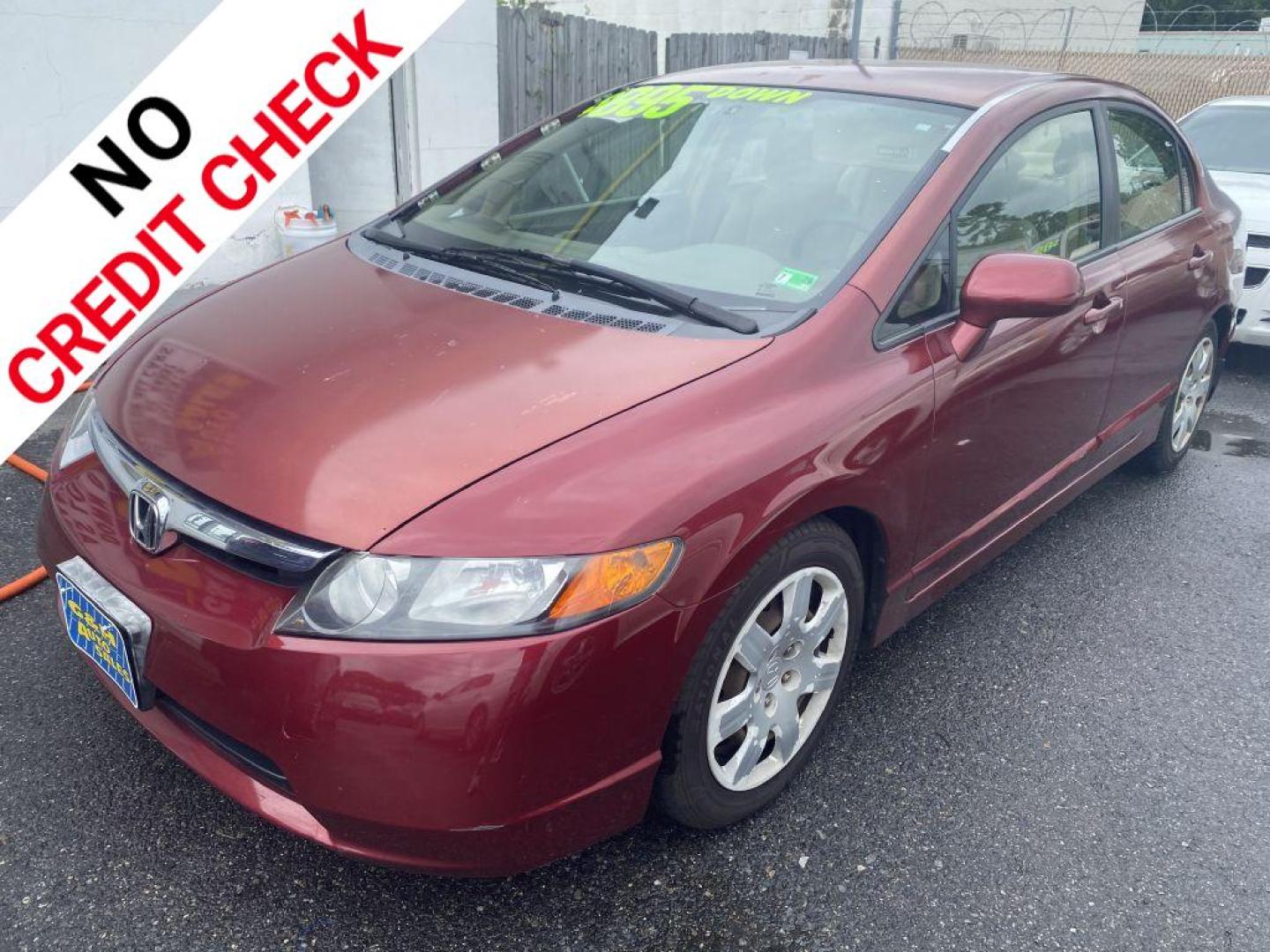 2007 BURG HONDA CIVIC LX (1HGFA16517L) with an 1.8L engine, Automatic transmission, located at 930 E Little Creek Road, Norfolk, VA, 23518, (757) 588-0420, 36.915051, -76.244408 - Photo#0