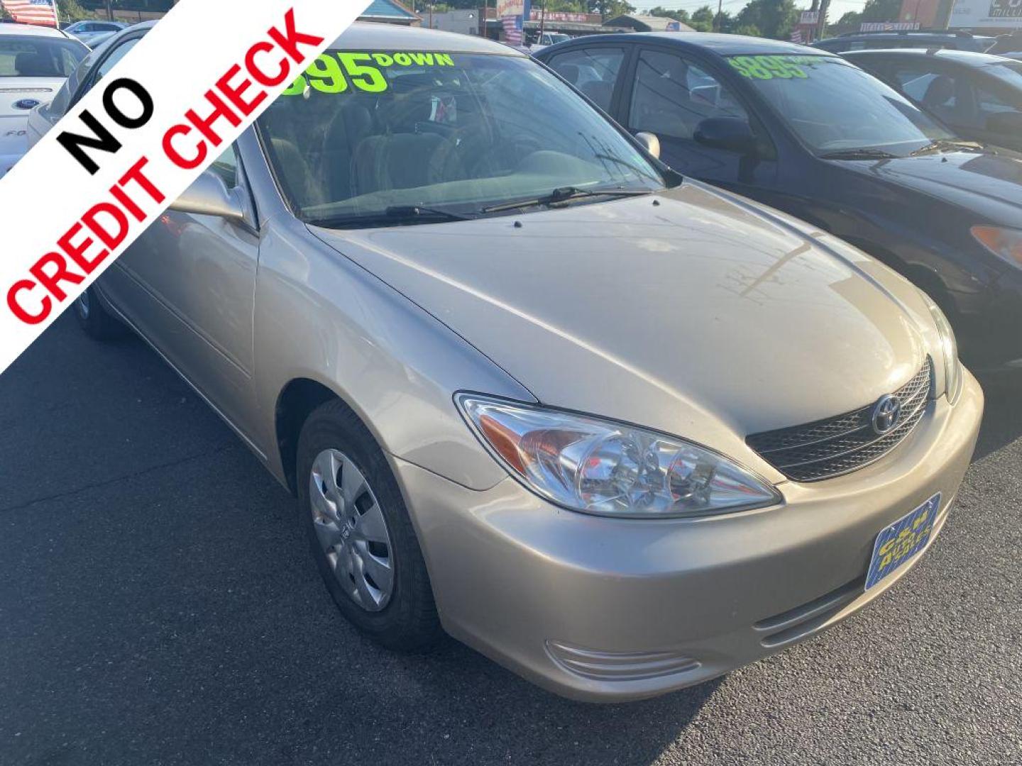 2003 GOLD TOYOTA CAMRY LE (4T1BE32K33U) with an 2.4L engine, Automatic transmission, located at 930 E Little Creek Road, Norfolk, VA, 23518, (757) 588-0420, 36.915051, -76.244408 - Photo#0