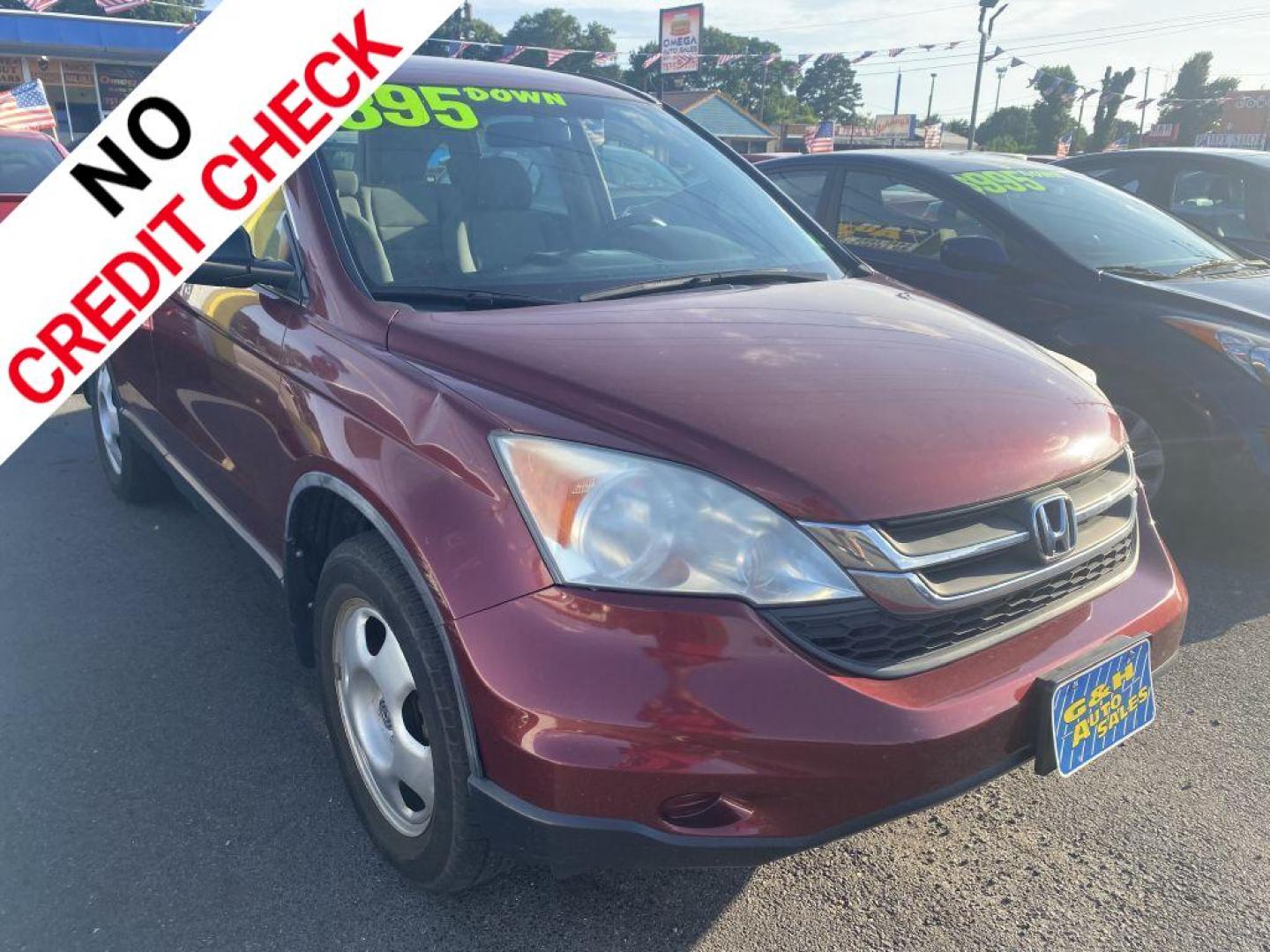 2011 RED HONDA CR-V LX (5J6RE4H35BL) with an 2.4L engine, Automatic transmission, located at 930 E Little Creek Road, Norfolk, VA, 23518, (757) 588-0420, 36.915051, -76.244408 - Photo#0