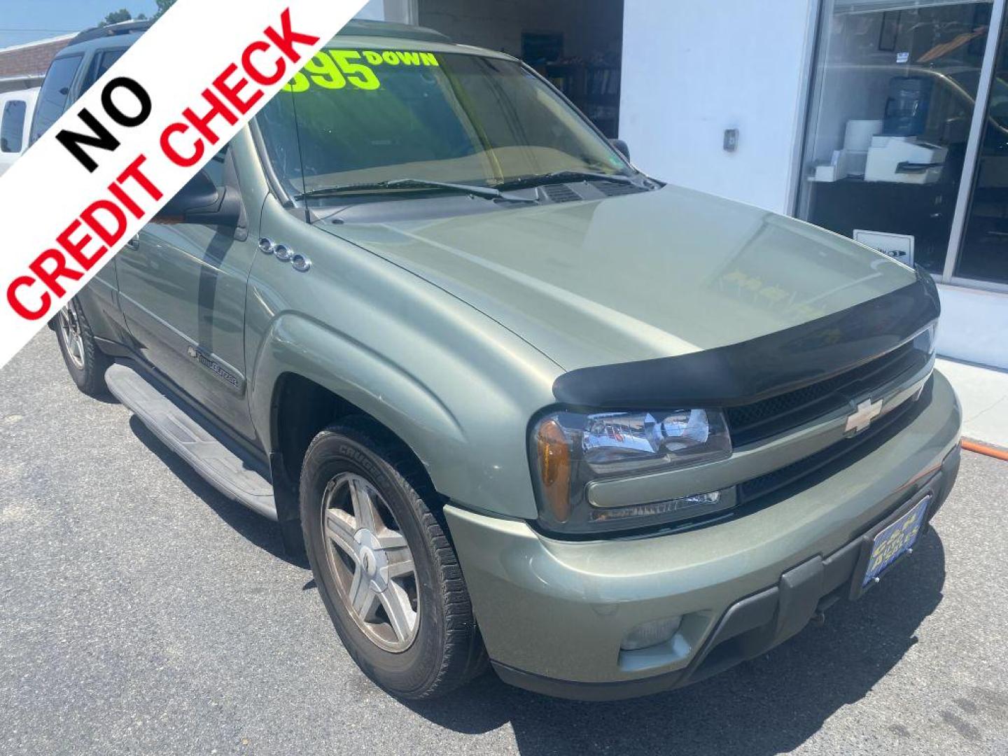 2003 GREEN CHEVROLET TRAILBLAZER (1GNDT13S432) with an 4.2L engine, Automatic transmission, located at 930 E Little Creek Road, Norfolk, VA, 23518, (757) 588-0420, 36.915051, -76.244408 - Photo#0
