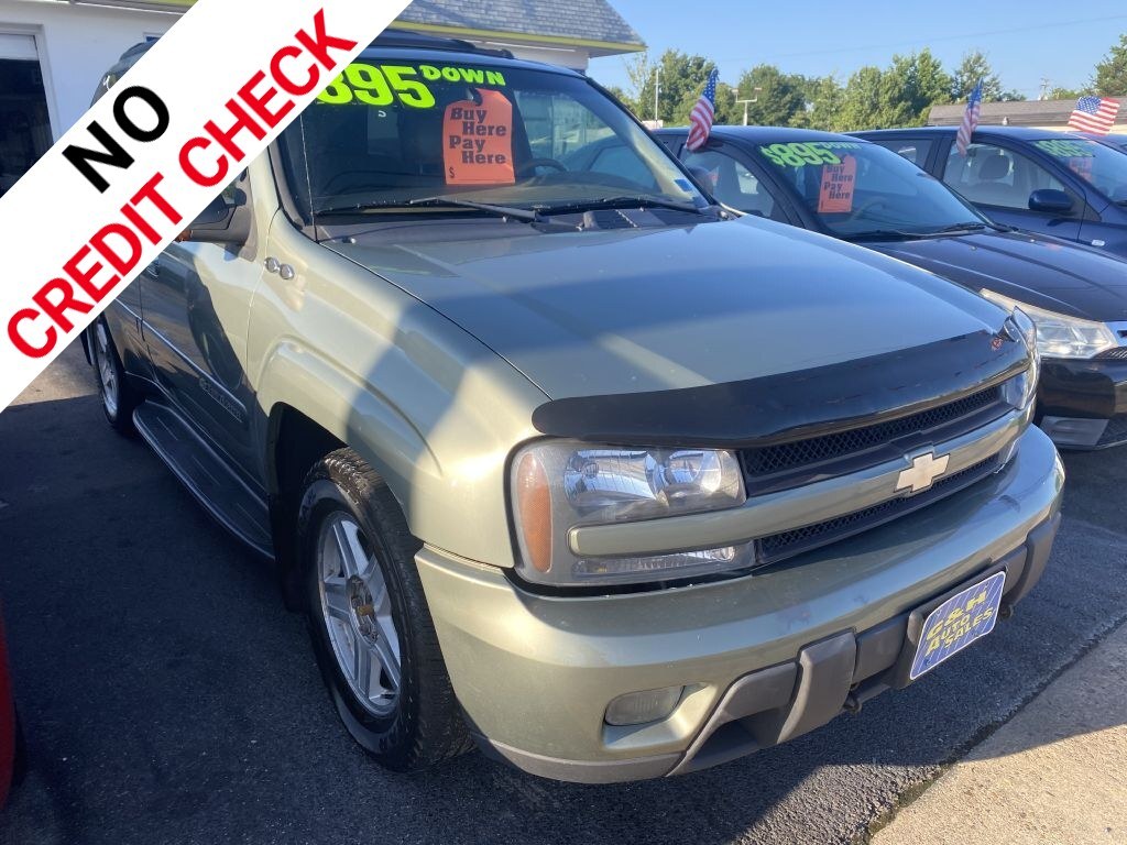 2003 GREEN CHEVROLET TRAILBLAZER (1GNDT13S432) with an 4.2L engine, Automatic transmission, located at 930 E Little Creek Road, Norfolk, VA, 23518, (757) 588-0420, 36.915051, -76.244408- Photo#0