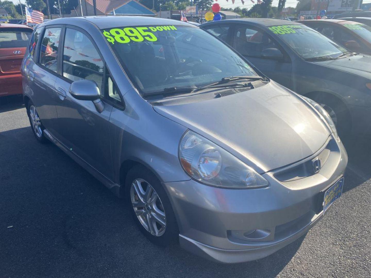 2007 SILVER HONDA FIT S (JHMGD38647S) with an 1.5L engine, Automatic transmission, located at 930 E Little Creek Road, Norfolk, VA, 23518, (757) 588-0420, 36.915051, -76.244408 - Photo#0