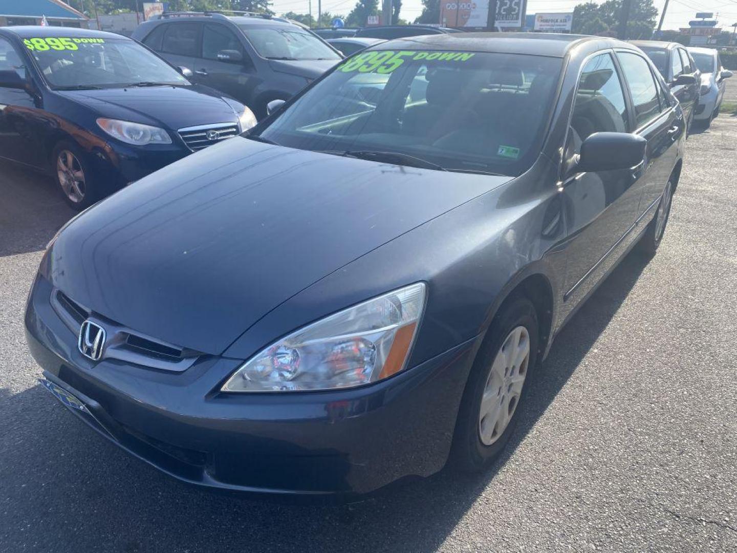 2004 GRAY HONDA ACCORD LX (1HGCM56444A) with an 2.4L engine, Automatic transmission, located at 930 E Little Creek Road, Norfolk, VA, 23518, (757) 588-0420, 36.915051, -76.244408 - Photo#0