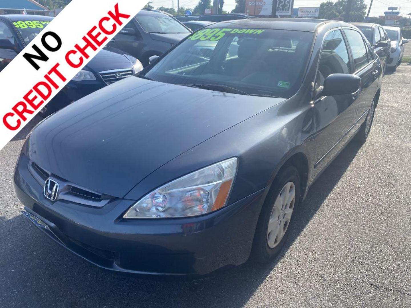 2004 GRAY HONDA ACCORD LX (1HGCM56444A) with an 2.4L engine, Automatic transmission, located at 930 E Little Creek Road, Norfolk, VA, 23518, (757) 588-0420, 36.915051, -76.244408 - Photo#0