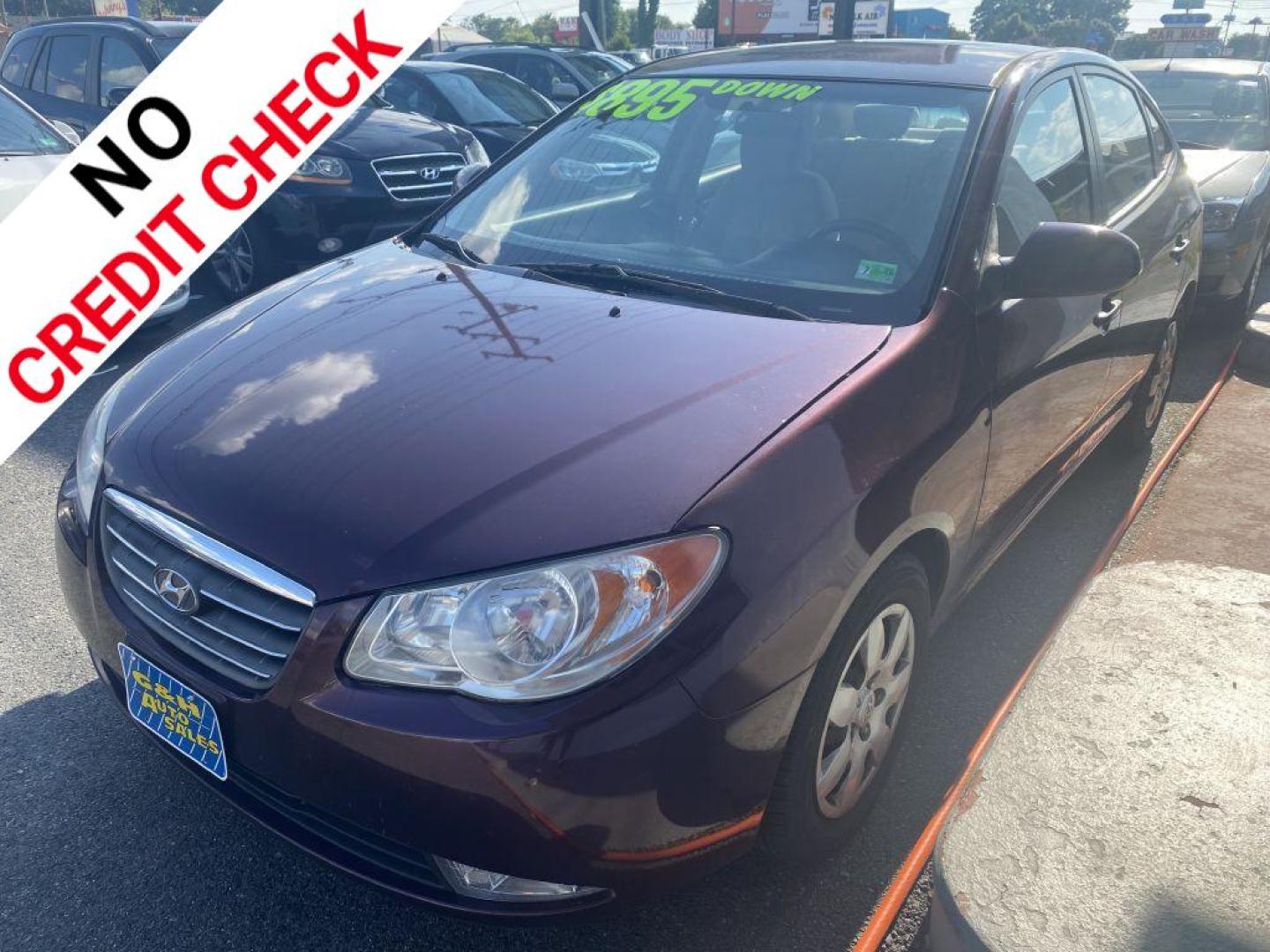 2009 PURPLE HYUNDAI ELANTRA GLS (KMHDU46D99U) with an 2.0L engine, Automatic transmission, located at 930 E Little Creek Road, Norfolk, VA, 23518, (757) 588-0420, 36.915051, -76.244408 - Photo#0