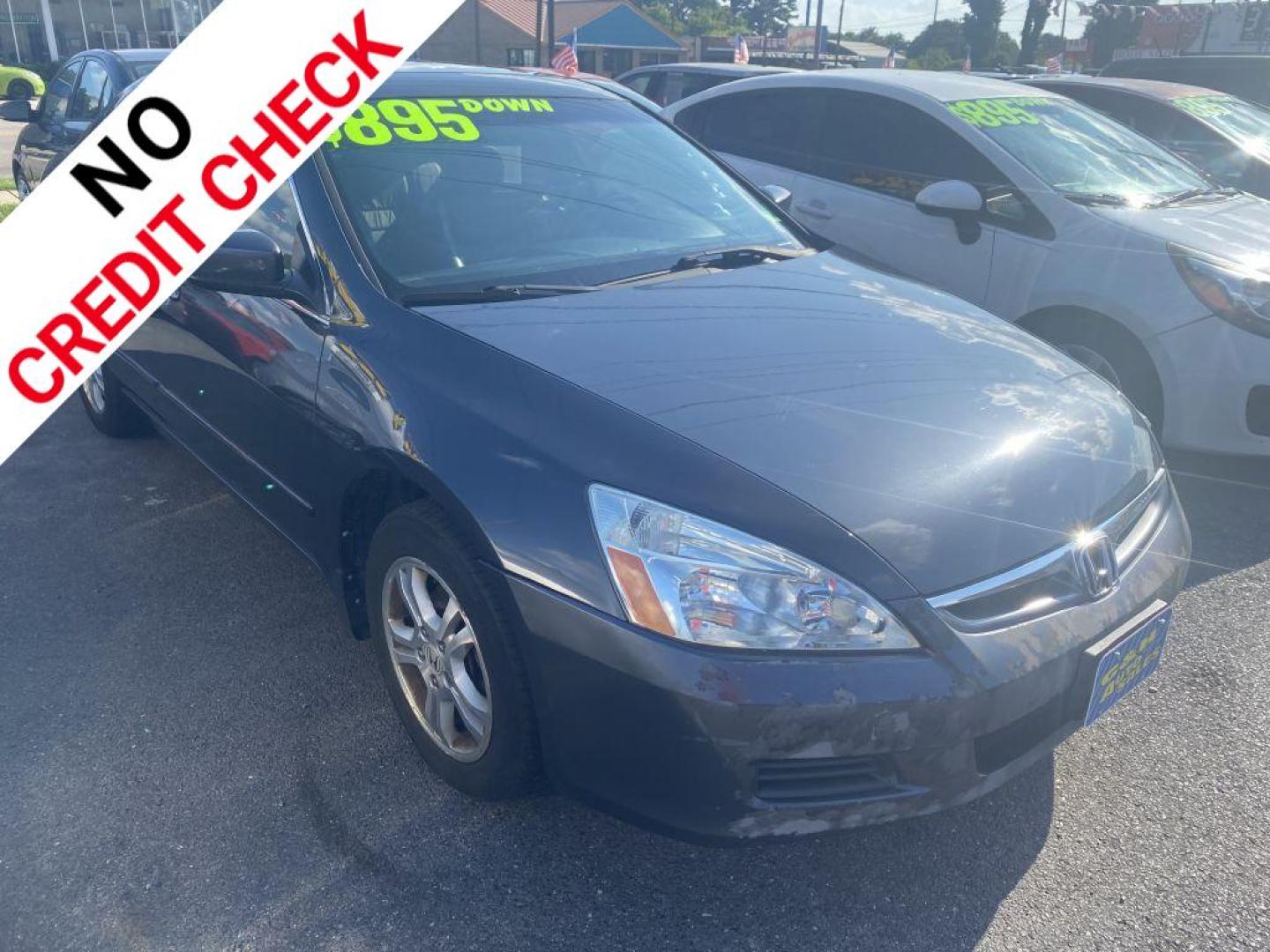 2007 GRAY HONDA ACCORD EX (1HGCM56887A) with an 2.4L engine, Automatic transmission, located at 930 E Little Creek Road, Norfolk, VA, 23518, (757) 588-0420, 36.915051, -76.244408 - Photo#0