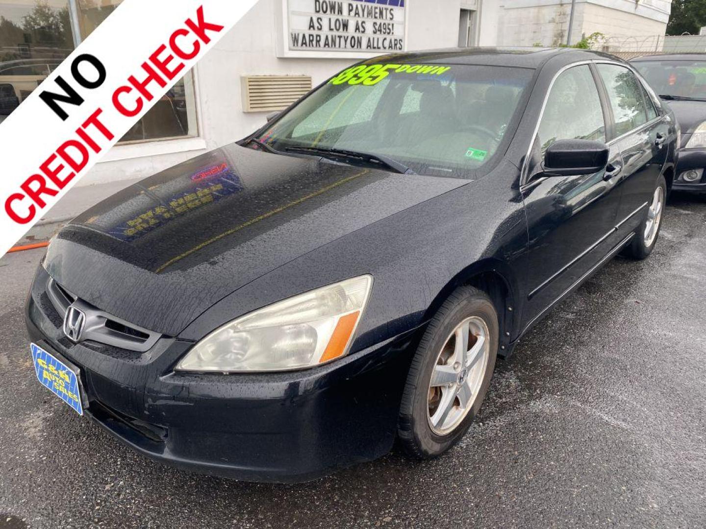 2005 BLACK HONDA ACCORD EX (1HGCM56865A) with an 2.4L engine, Automatic transmission, located at 930 E Little Creek Road, Norfolk, VA, 23518, (757) 588-0420, 36.915051, -76.244408 - Photo#0