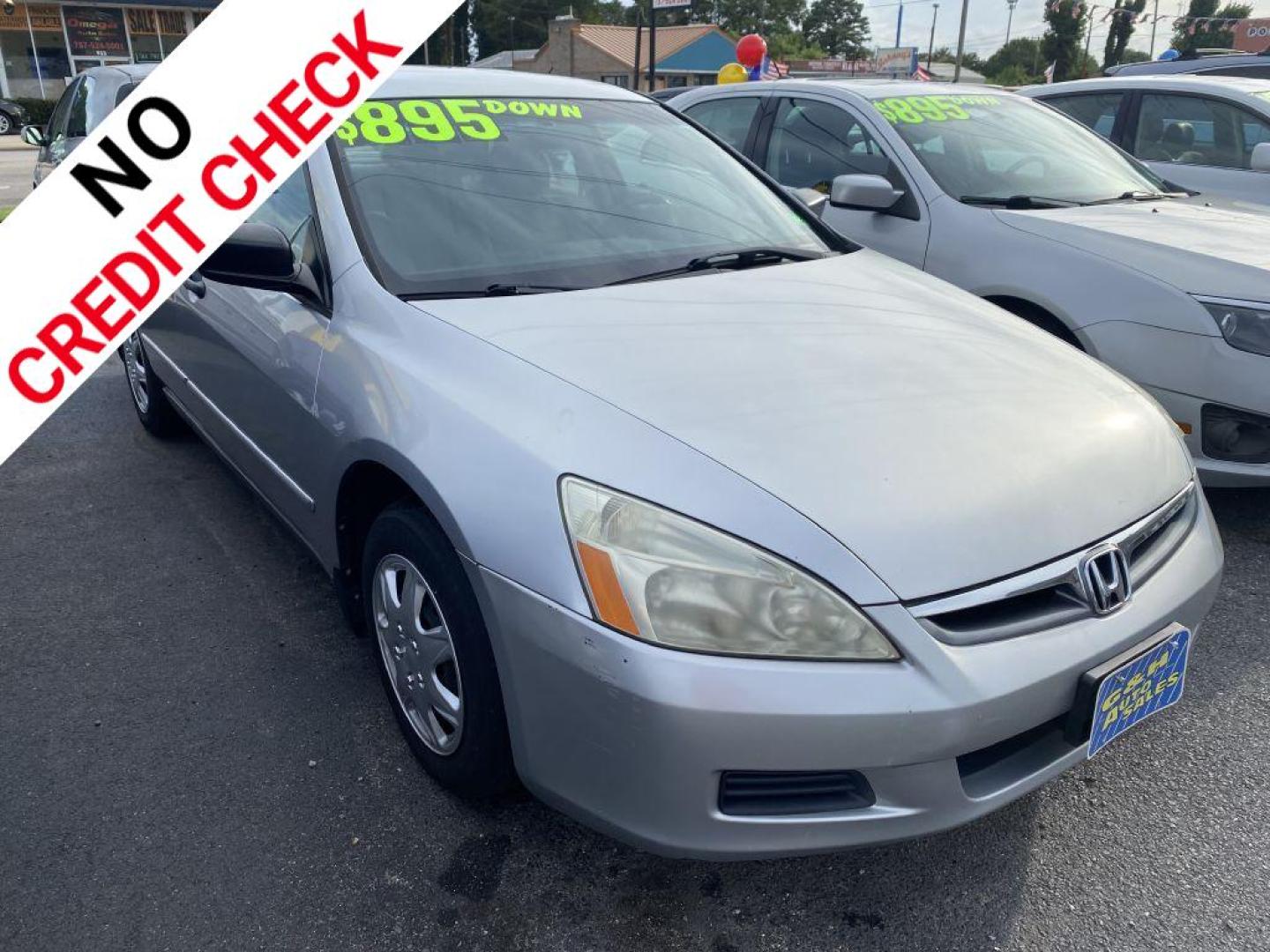 2006 SILVER HONDA ACCORD VALUE (1HGCM56186A) with an 2.4L engine, Automatic transmission, located at 930 E Little Creek Road, Norfolk, VA, 23518, (757) 588-0420, 36.915051, -76.244408 - Photo#0
