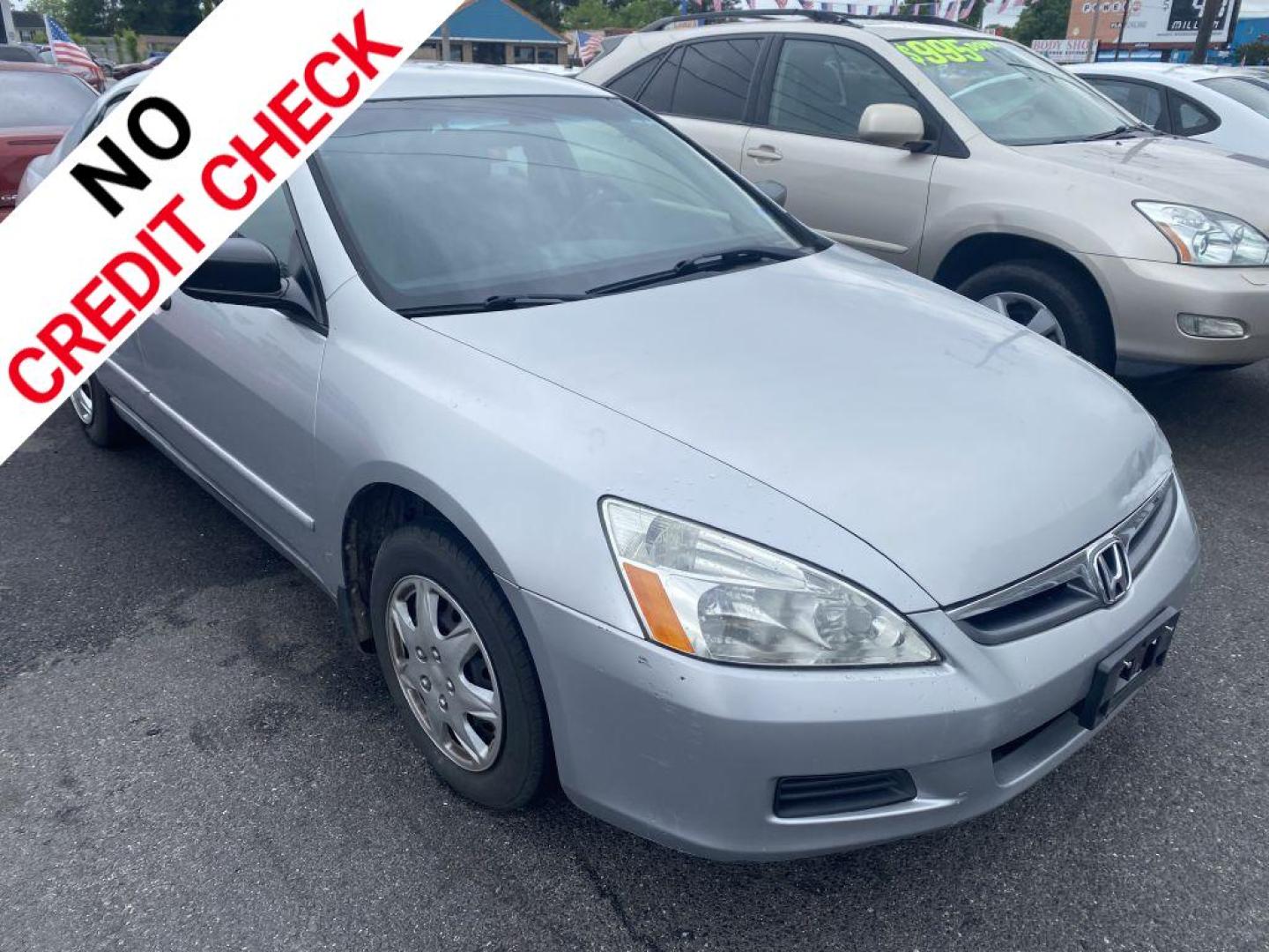 2006 SILVER HONDA ACCORD VALUE (1HGCM56186A) with an 2.4L engine, Automatic transmission, located at 930 E Little Creek Road, Norfolk, VA, 23518, (757) 588-0420, 36.915051, -76.244408 - Photo#0