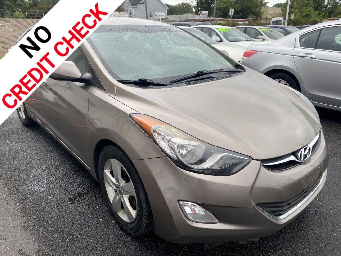 2013 GOLD HYUNDAI ELANTRA GLS (5NPDH4AE7DH) with an 1.8L engine, Automatic transmission, located at 930 E Little Creek Road, Norfolk, VA, 23518, (757) 588-0420, 36.915051, -76.244408 - Photo#0