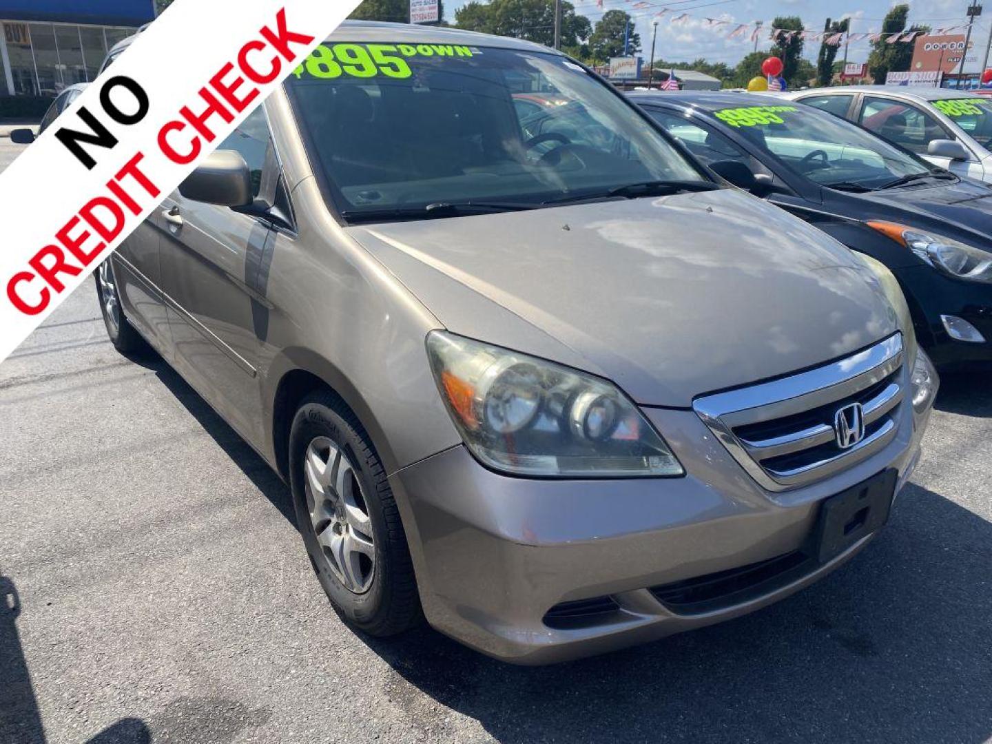 2006 GOLD HONDA ODYSSEY EXL (5FNRL38736B) with an 3.5L engine, Automatic transmission, located at 930 E Little Creek Road, Norfolk, VA, 23518, (757) 588-0420, 36.915051, -76.244408 - Photo#0
