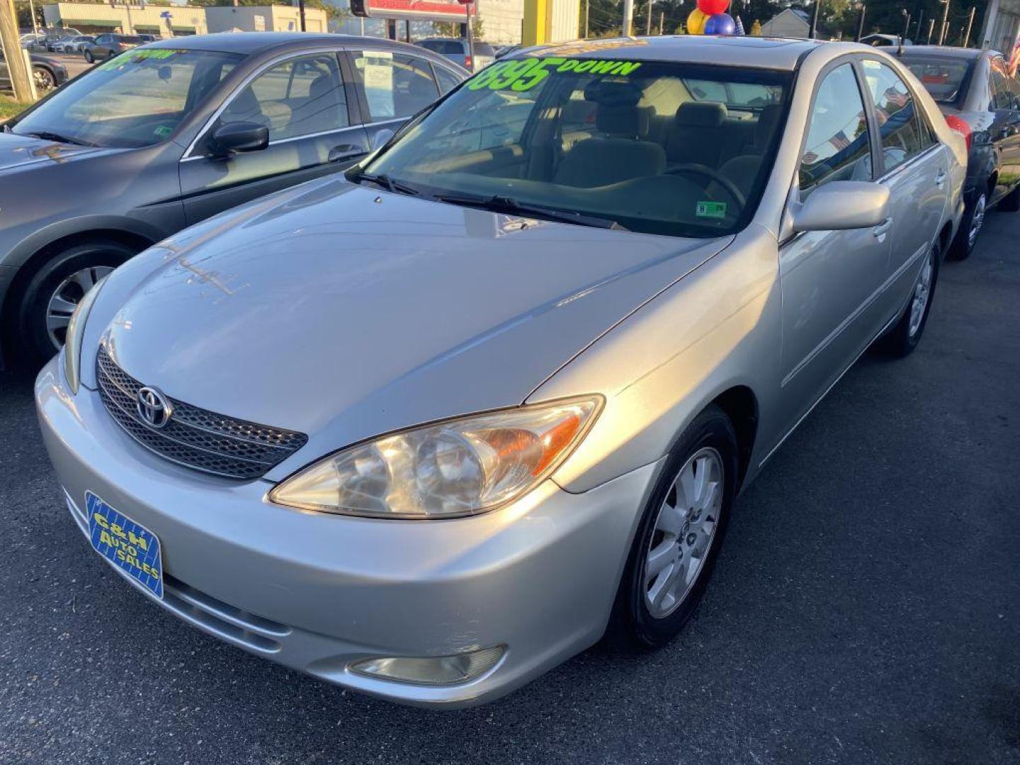 2003 SILVER TOYOTA CAMRY LE (4T1BE30K93U) with an 2.4L engine, Automatic transmission, located at 930 E Little Creek Road, Norfolk, VA, 23518, (757) 588-0420, 36.915051, -76.244408 - Photo#0