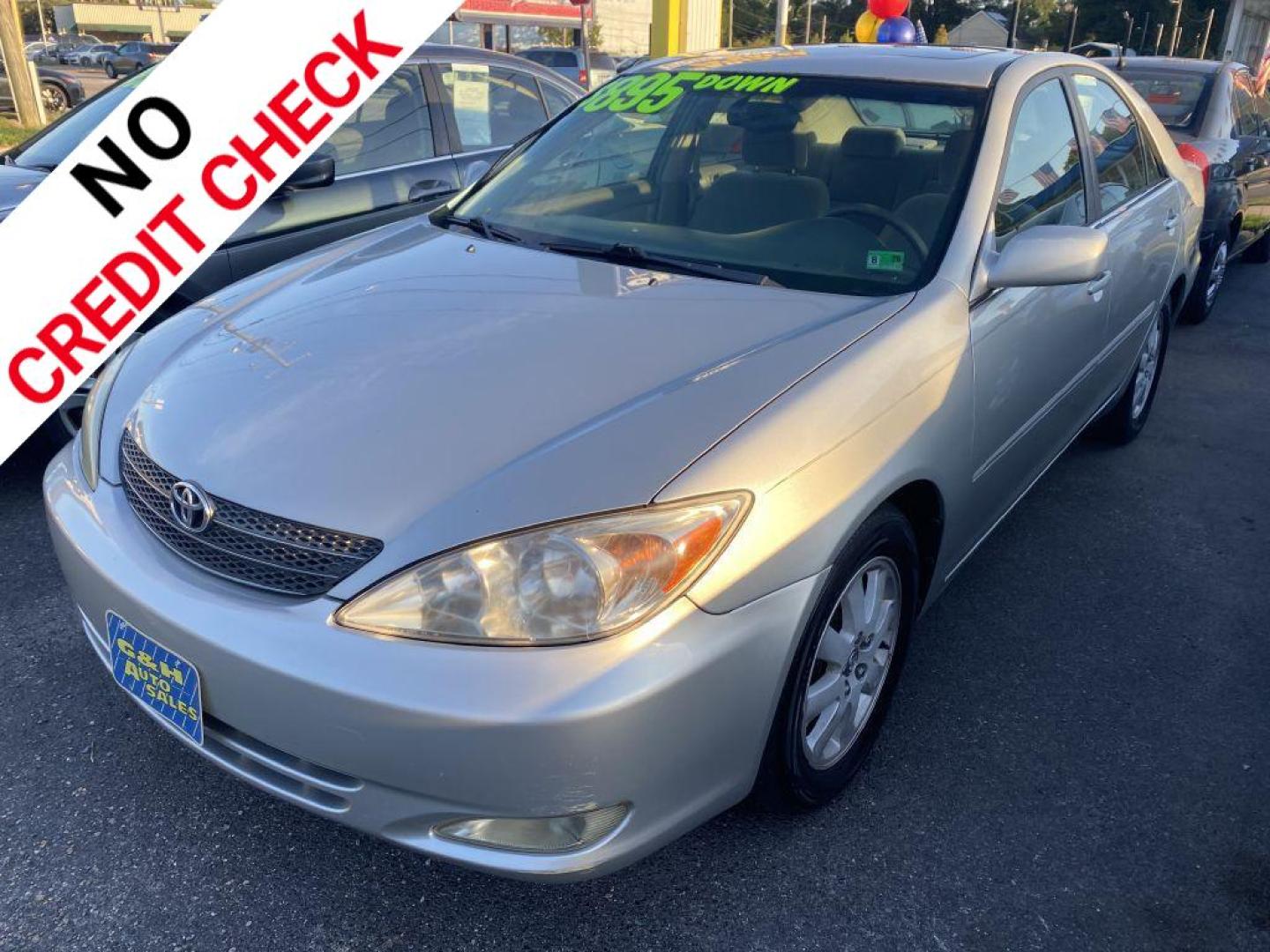 2003 SILVER TOYOTA CAMRY LE (4T1BE30K93U) with an 2.4L engine, Automatic transmission, located at 930 E Little Creek Road, Norfolk, VA, 23518, (757) 588-0420, 36.915051, -76.244408 - Photo#0