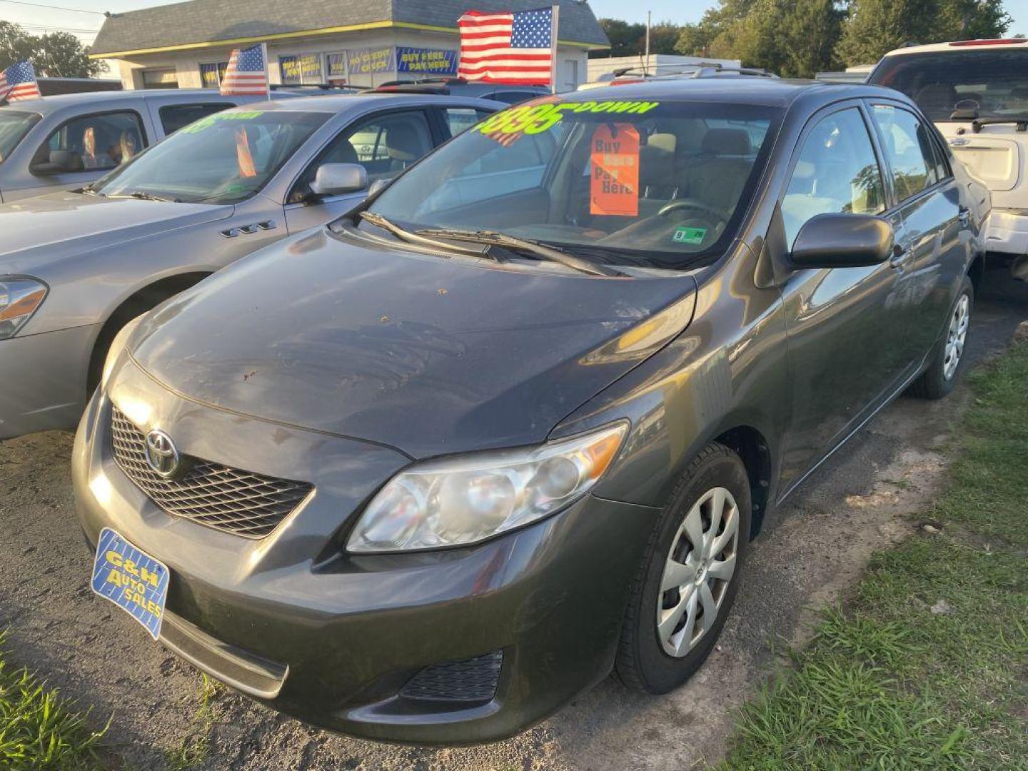 2010 GRAY TOYOTA COROLLA BASE (2T1BU4EE9AC) with an 1.8L engine, Automatic transmission, located at 930 E Little Creek Road, Norfolk, VA, 23518, (757) 588-0420, 36.915051, -76.244408 - Photo#0