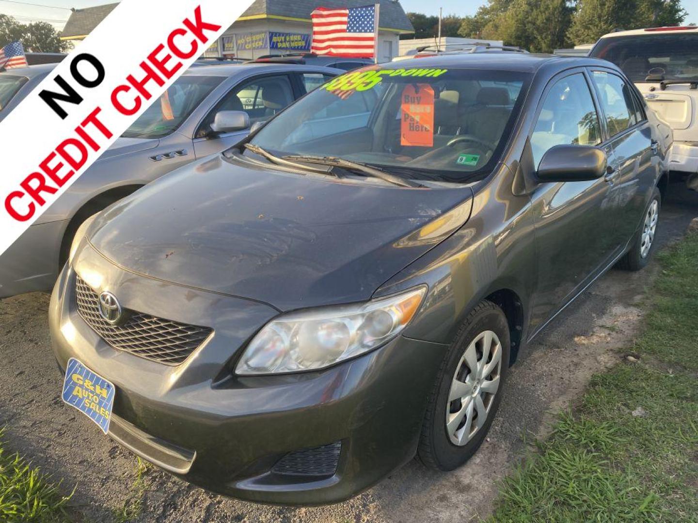 2010 GRAY TOYOTA COROLLA BASE (2T1BU4EE9AC) with an 1.8L engine, Automatic transmission, located at 930 E Little Creek Road, Norfolk, VA, 23518, (757) 588-0420, 36.915051, -76.244408 - Photo#0