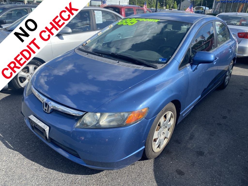 2007 BLUE HONDA CIVIC LX (1HGFA16557L) with an 1.8L engine, Automatic transmission, located at 930 E Little Creek Road, Norfolk, VA, 23518, (757) 588-0420, 36.915051, -76.244408- Photo#0