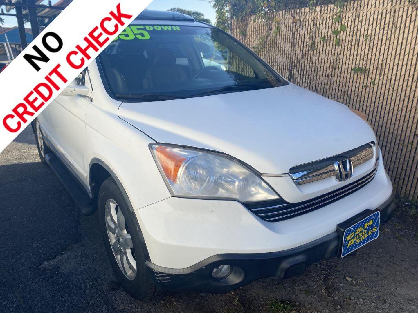 2007 WHITE HONDA CR-V EXL (JHLRE48777C) with an 2.4L engine, Automatic transmission, located at 930 E Little Creek Road, Norfolk, VA, 23518, (757) 588-0420, 36.915051, -76.244408 - Photo#0
