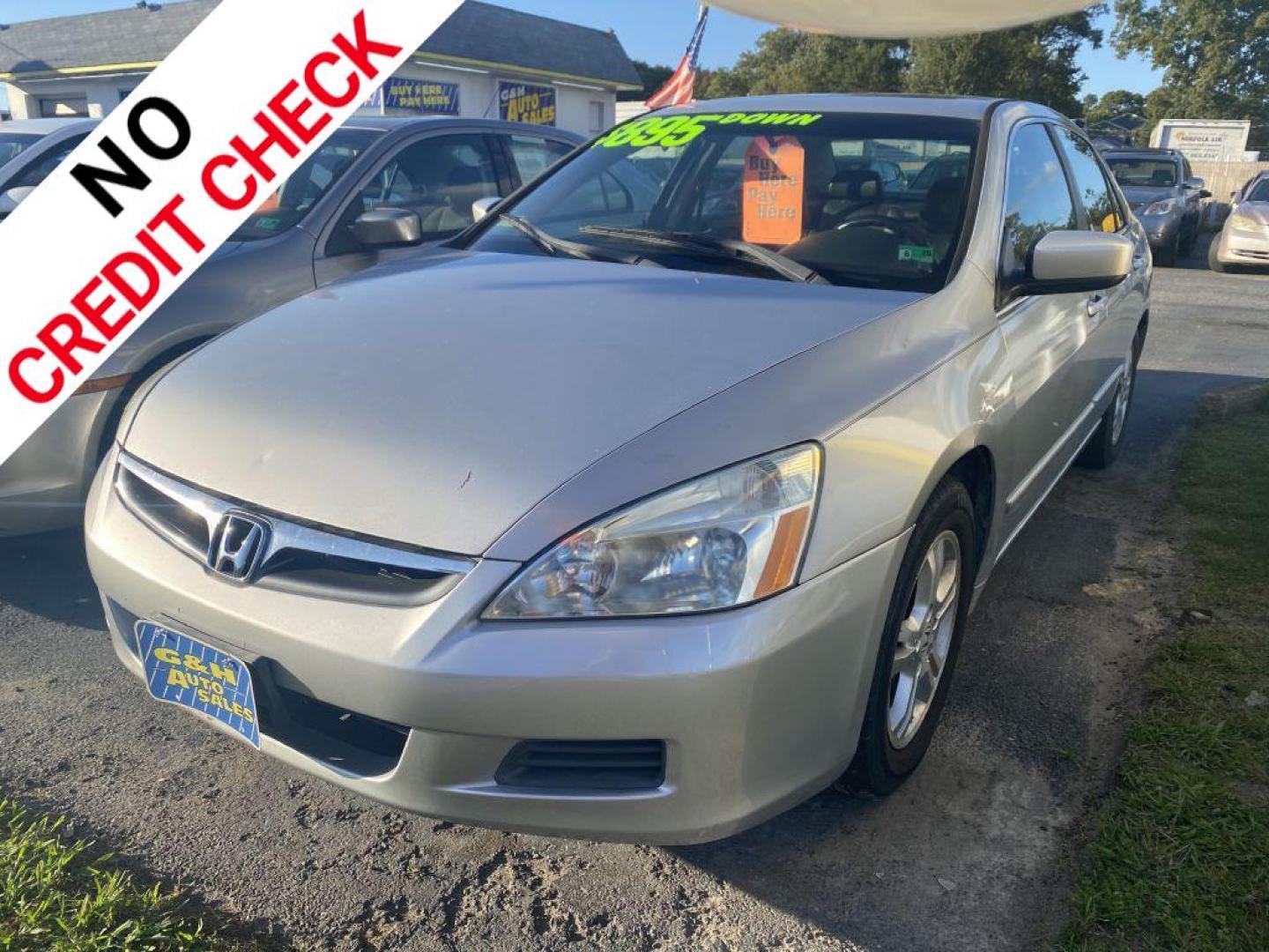 2006 SILVER HONDA ACCORD EX (1HGCM56836A) with an 2.4L engine, Automatic transmission, located at 930 E Little Creek Road, Norfolk, VA, 23518, (757) 588-0420, 36.915051, -76.244408 - Photo#0