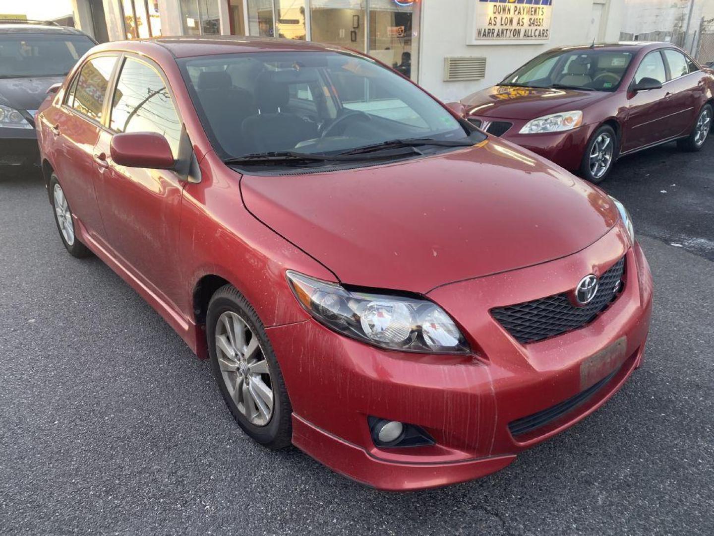 2010 RED TOYOTA COROLLA BASE (2T1BU4EE6AC) with an 1.8L engine, Automatic transmission, located at 930 E Little Creek Road, Norfolk, VA, 23518, (757) 588-0420, 36.915051, -76.244408 - Photo#0