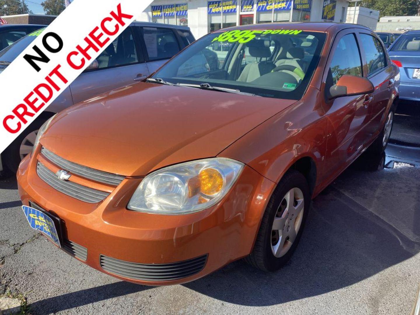 2007 ORANGE CHEVROLET COBALT LT (1G1AL55F577) with an 2.2L engine, Automatic transmission, located at 930 E Little Creek Road, Norfolk, VA, 23518, (757) 588-0420, 36.915051, -76.244408 - Photo#0