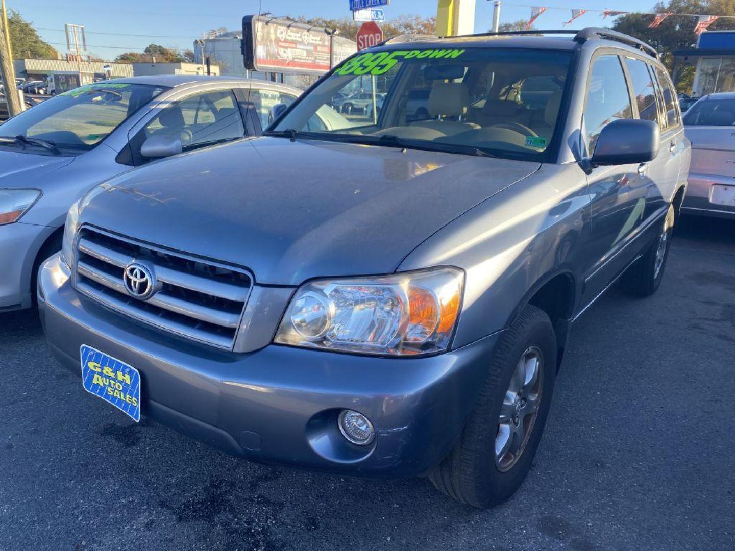 2005 BLUE TOYOTA HIGHLANDER LIMITED (JTEEP21A450) with an 3.3L engine, Automatic transmission, located at 930 E Little Creek Road, Norfolk, VA, 23518, (757) 588-0420, 36.915051, -76.244408 - Photo#0