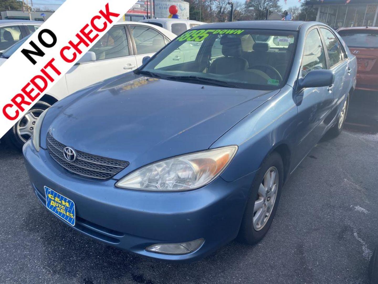 2003 BLUE TOYOTA CAMRY LE (4T1BF30K83U) with an 3.0L engine, Automatic transmission, located at 930 E Little Creek Road, Norfolk, VA, 23518, (757) 588-0420, 36.915051, -76.244408 - Photo#0