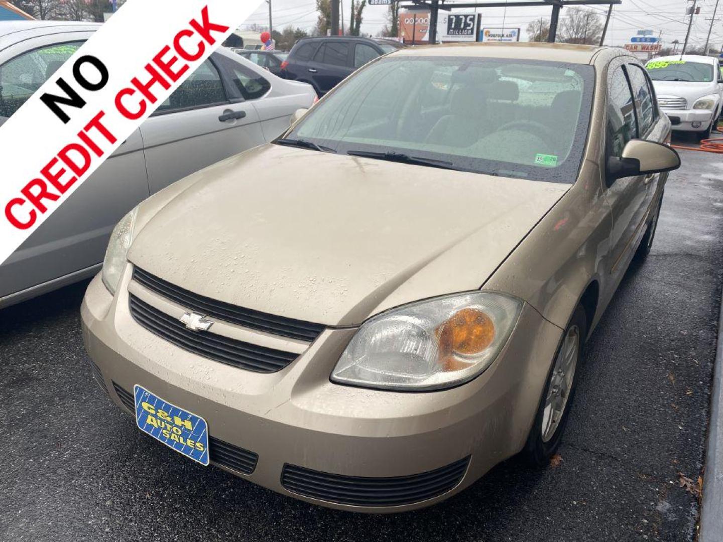 2005 TAN CHEVROLET COBALT LS (1G1AL52F457) with an 2.2L engine, Automatic transmission, located at 930 E Little Creek Road, Norfolk, VA, 23518, (757) 588-0420, 36.915051, -76.244408 - Photo#0