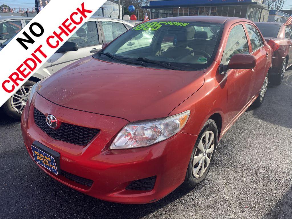 2010 RED TOYOTA COROLLA BASE (JTDBU4EE3AJ) with an 1.8L engine, Automatic transmission, located at 930 E Little Creek Road, Norfolk, VA, 23518, (757) 588-0420, 36.915051, -76.244408 - Photo#0