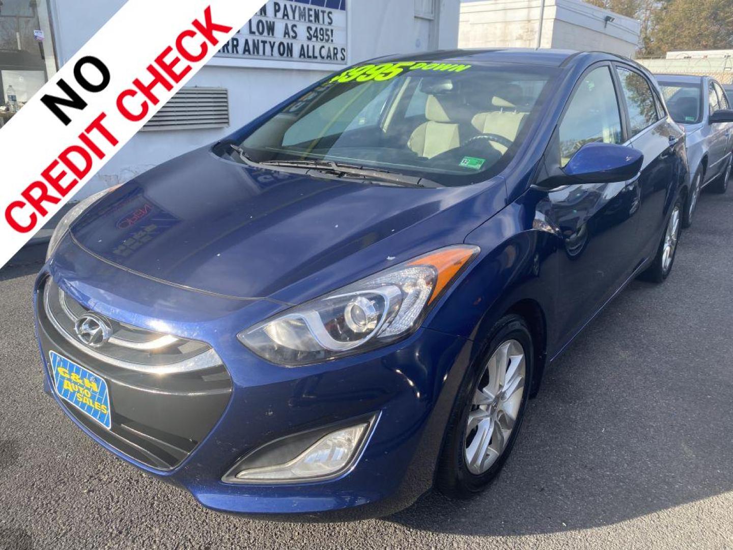 2013 BLUE HYUNDAI ELANTRA GT (KMHD35LE1DU) with an 1.8L engine, Automatic transmission, located at 930 E Little Creek Road, Norfolk, VA, 23518, (757) 588-0420, 36.915051, -76.244408 - Photo#0