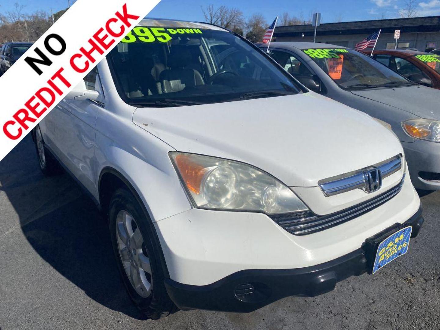 2009 WHITE HONDA CR-V EXL (5J6RE48709L) with an 2.4L engine, Automatic transmission, located at 930 E Little Creek Road, Norfolk, VA, 23518, (757) 588-0420, 36.915051, -76.244408- Photo#0
