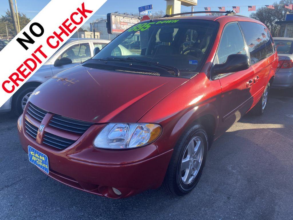 2005 RED DODGE GRAND CARAVAN SXT (2D4GP44L95R) with an 3.8L engine, Automatic transmission, located at 930 E Little Creek Road, Norfolk, VA, 23518, (757) 588-0420, 36.915051, -76.244408 - Photo#0