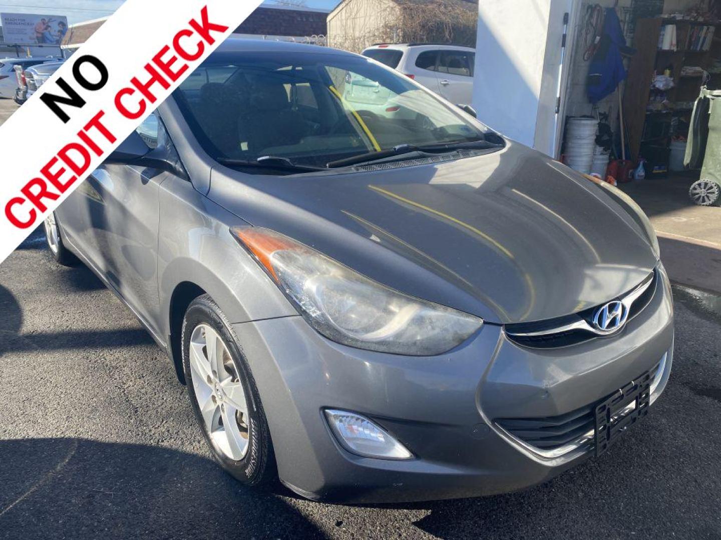 2013 GRAY HYUNDAI ELANTRA GLS (5NPDH4AEXDH) with an 1.8L engine, Automatic transmission, located at 930 E Little Creek Road, Norfolk, VA, 23518, (757) 588-0420, 36.915051, -76.244408 - Photo#0