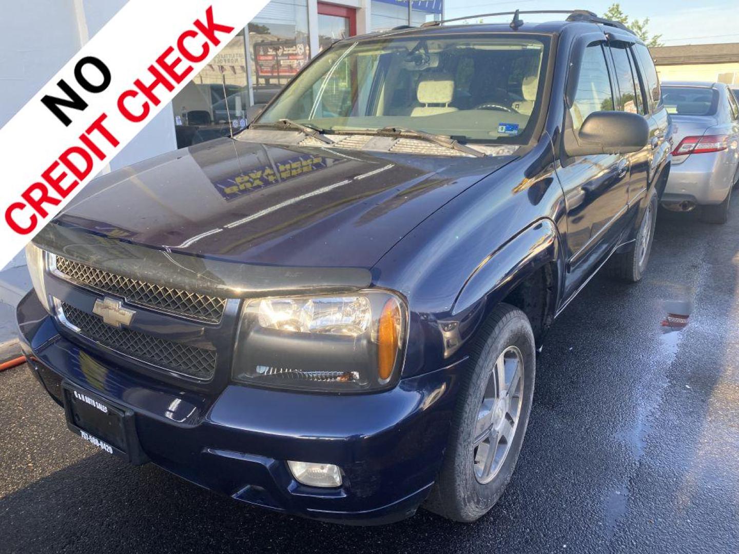 2007 BLUE CHEVROLET TRAILBLAZER LS (1GNET13M872) with an 5.3L engine, Automatic transmission, located at 930 E Little Creek Road, Norfolk, VA, 23518, (757) 588-0420, 36.915051, -76.244408 - Photo#0