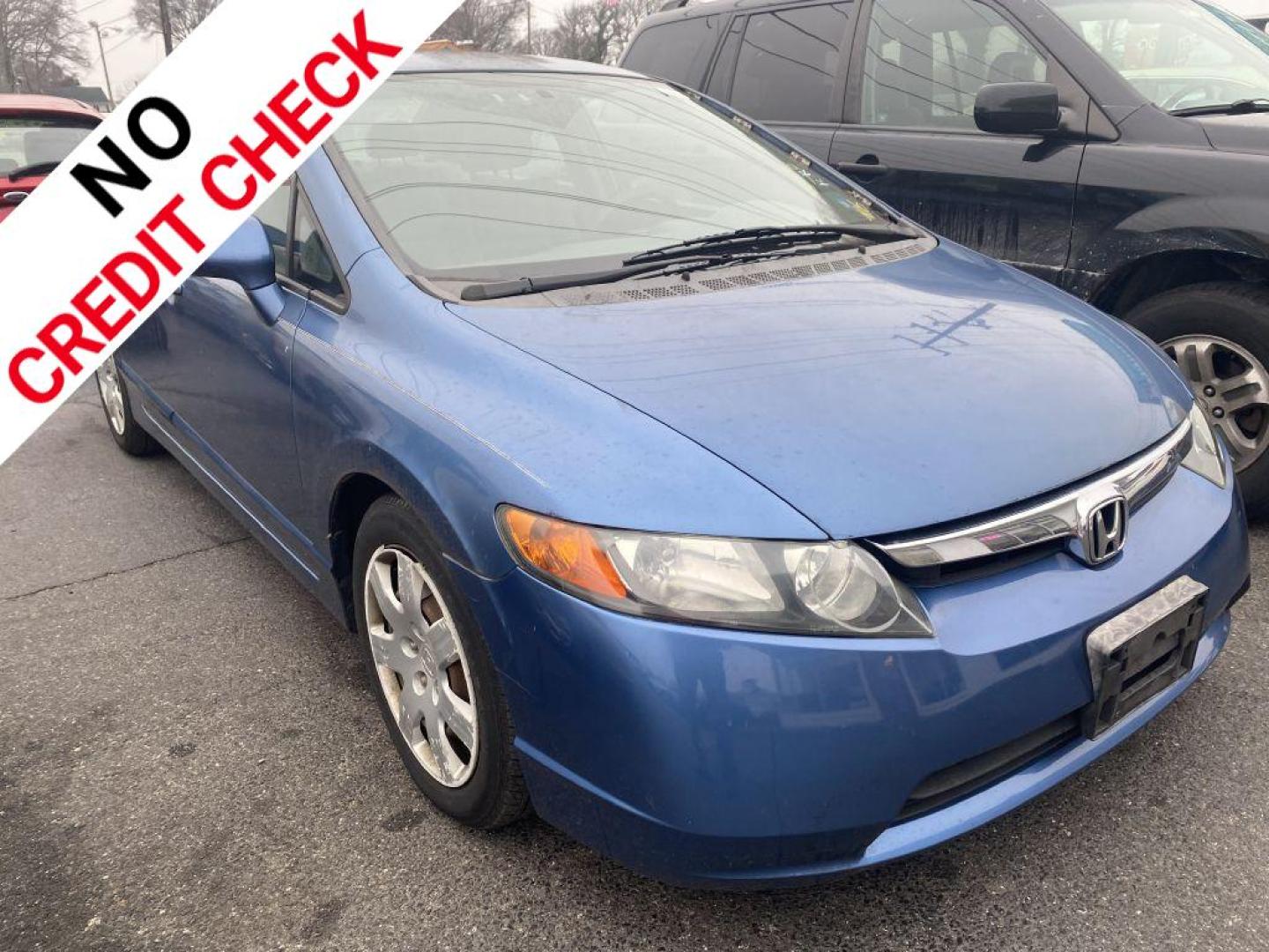 2008 BLUE HONDA CIVIC LX (1HGFA16568L) with an 1.8L engine, Automatic transmission, located at 930 E Little Creek Road, Norfolk, VA, 23518, (757) 588-0420, 36.915051, -76.244408 - Photo#0