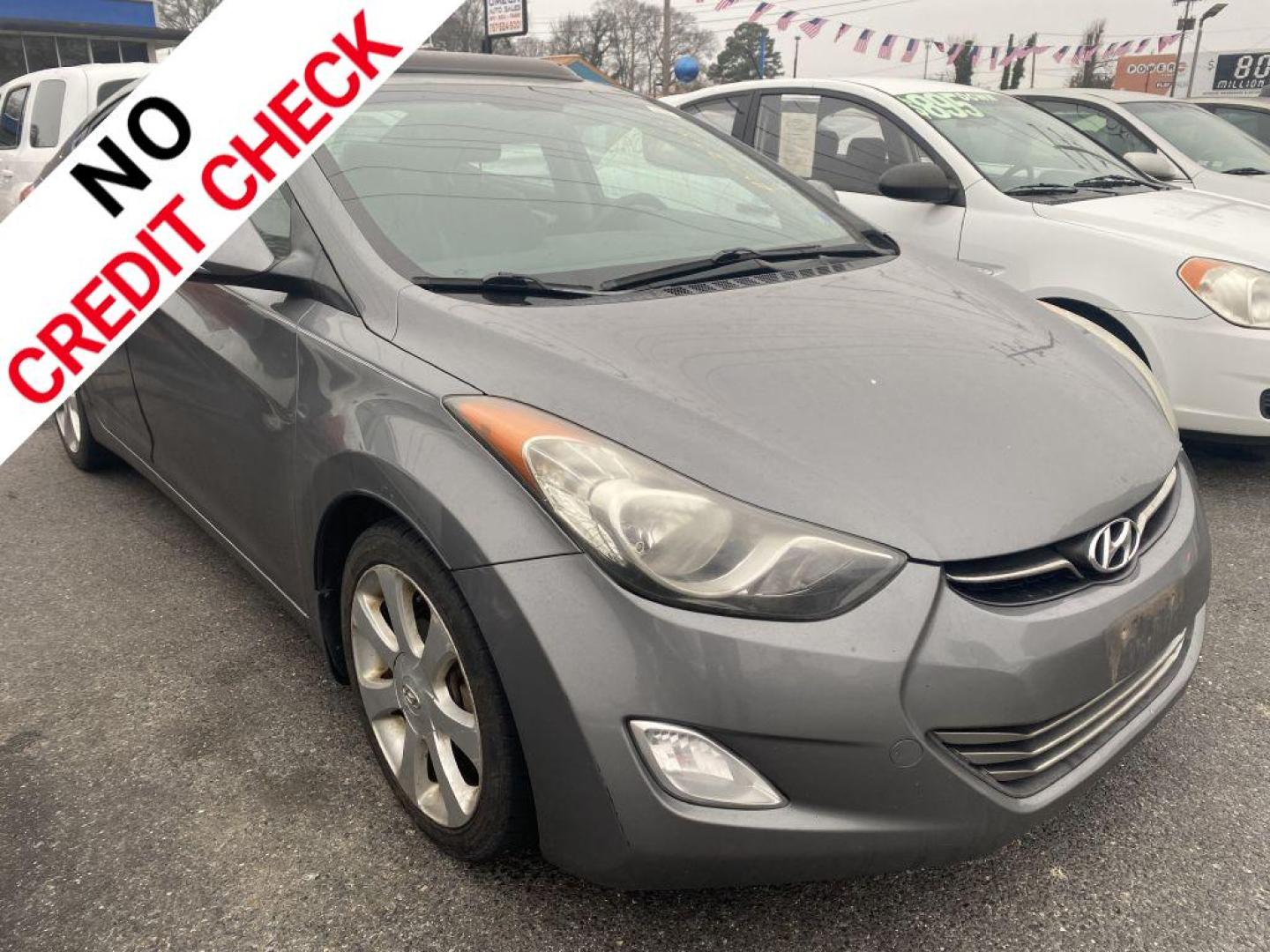 2013 GRAY HYUNDAI ELANTRA GLS (5NPDH4AE5DH) with an 1.8L engine, Automatic transmission, located at 930 E Little Creek Road, Norfolk, VA, 23518, (757) 588-0420, 36.915051, -76.244408 - Photo#0