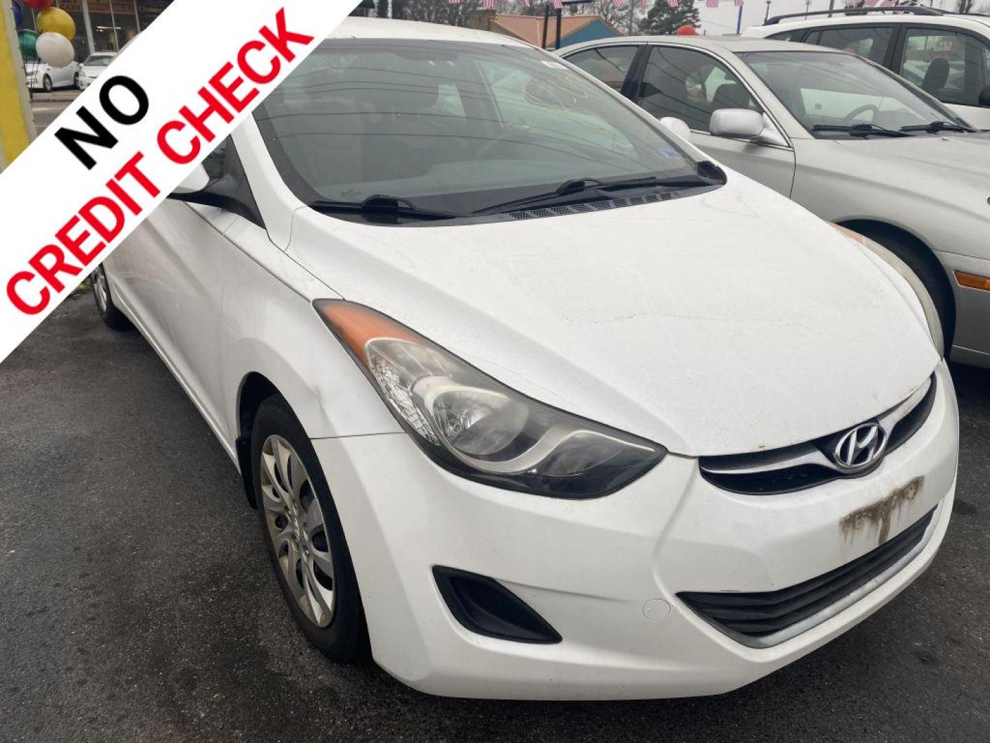 2013 WHITE HYUNDAI ELANTRA GLS (5NPDH4AE9DH) with an 1.8L engine, 6-Speed Manual transmission, located at 930 E Little Creek Road, Norfolk, VA, 23518, (757) 588-0420, 36.915051, -76.244408 - Photo#0