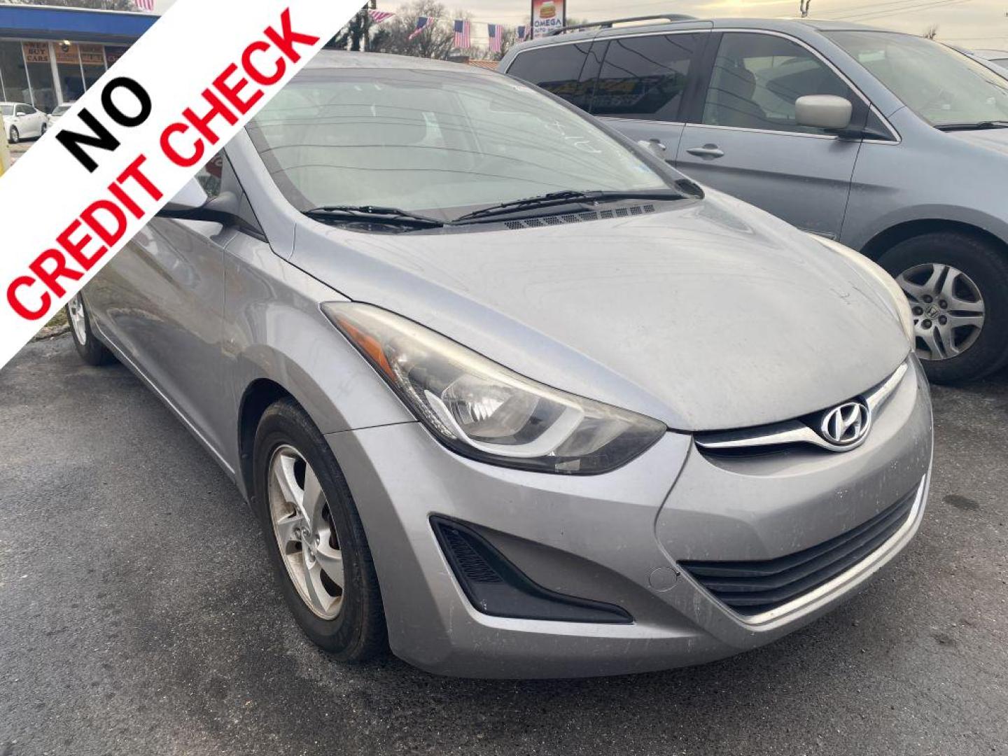 2014 GRAY HYUNDAI ELANTRA SE (KMHDH4AE6EU) with an 1.8L engine, Automatic transmission, located at 930 E Little Creek Road, Norfolk, VA, 23518, (757) 588-0420, 36.915051, -76.244408 - Photo#0