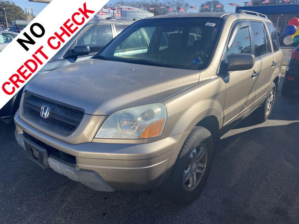 2004 GOLD HONDA PILOT EXL (2HKYF18544H) with an 3.5L engine, Automatic transmission, located at 930 E Little Creek Road, Norfolk, VA, 23518, (757) 588-0420, 36.915051, -76.244408 - Photo#0