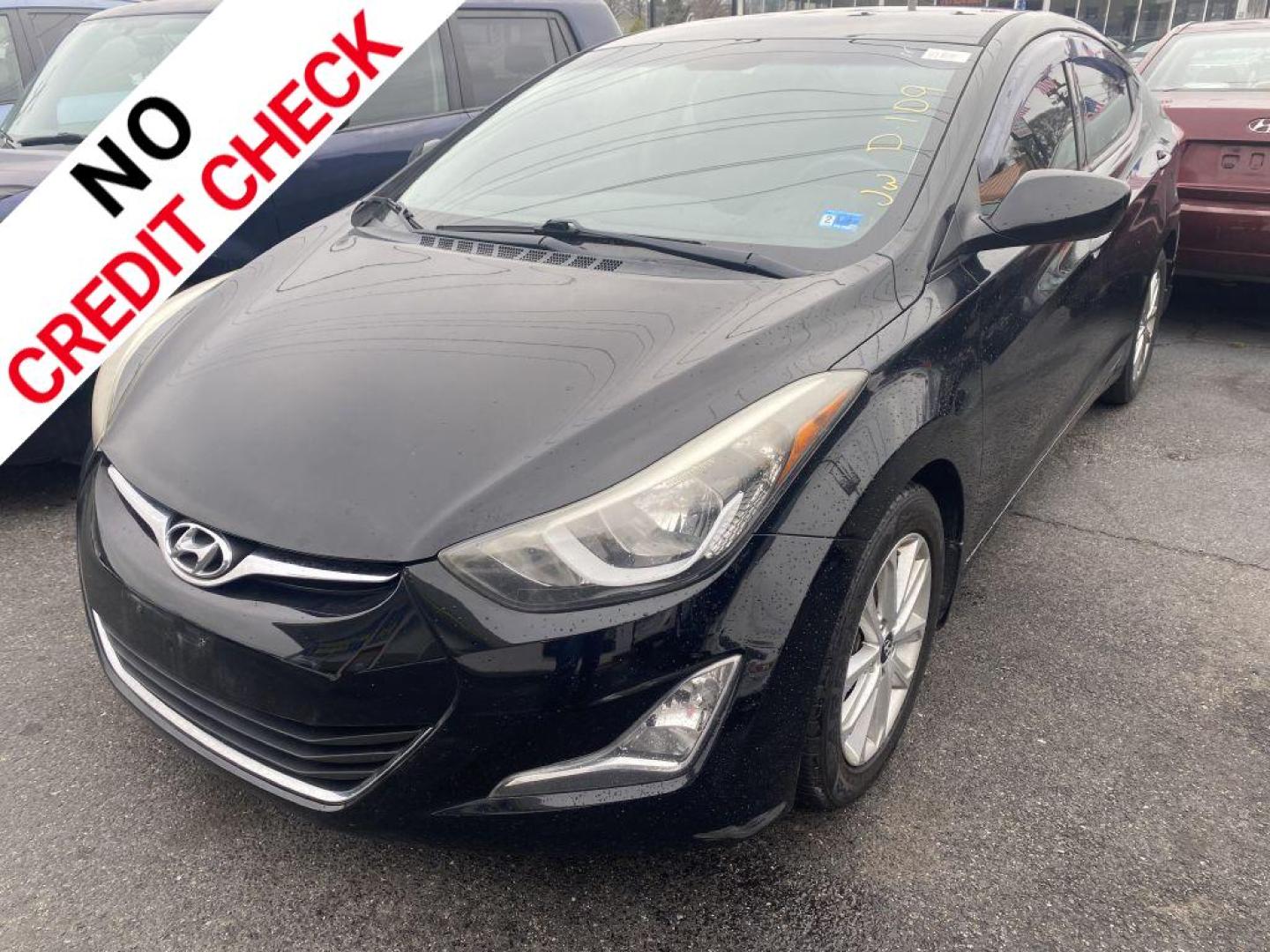 2016 BLACK HYUNDAI ELANTRA SE (5NPDH4AE9GH) with an 1.8L engine, Automatic transmission, located at 930 E Little Creek Road, Norfolk, VA, 23518, (757) 588-0420, 36.915051, -76.244408 - Photo#0