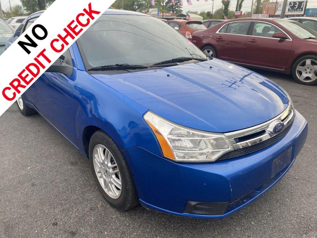 2010 BLUE FORD FOCUS SE (1FAHP3FN7AW) with an 2.0L engine, Automatic transmission, located at 930 E Little Creek Road, Norfolk, VA, 23518, (757) 588-0420, 36.915051, -76.244408 - Photo#0