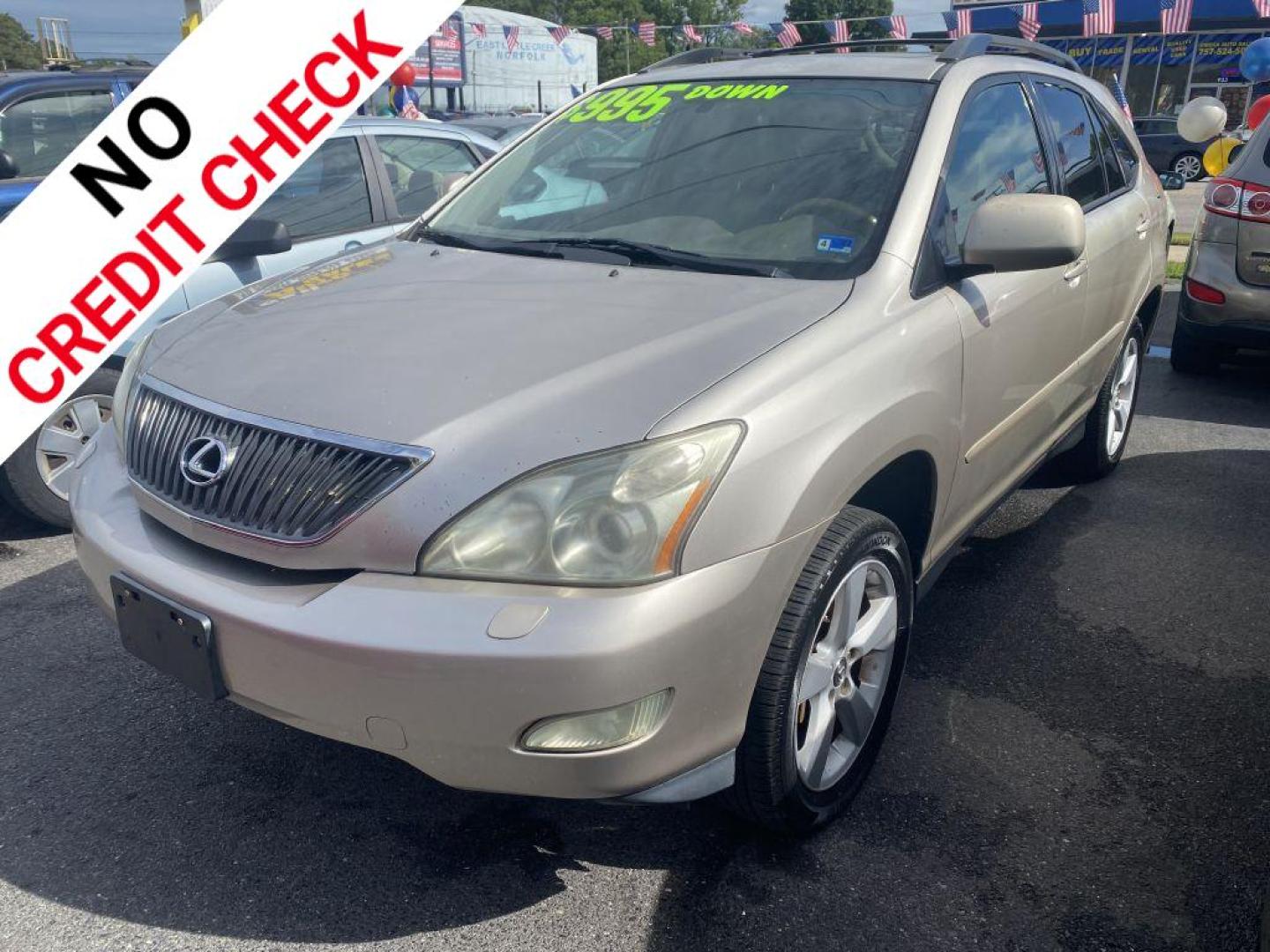 2007 GOLD LEXUS RX 350 (2T2HK31U67C) with an 3.5L engine, Automatic transmission, located at 930 E Little Creek Road, Norfolk, VA, 23518, (757) 588-0420, 36.915051, -76.244408 - Photo#0