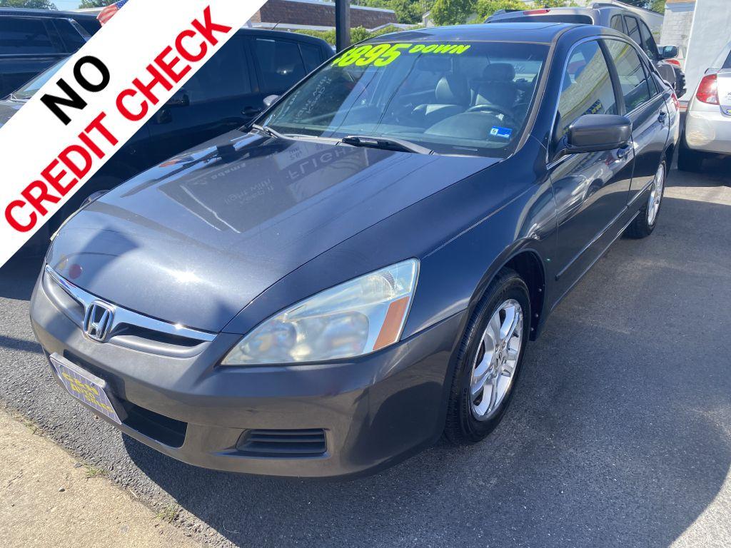 2007 GRAY HONDA ACCORD EX (1HGCM56747A) with an 2.4L engine, Automatic transmission, located at 930 E Little Creek Road, Norfolk, VA, 23518, (757) 588-0420, 36.915051, -76.244408 - Photo#0