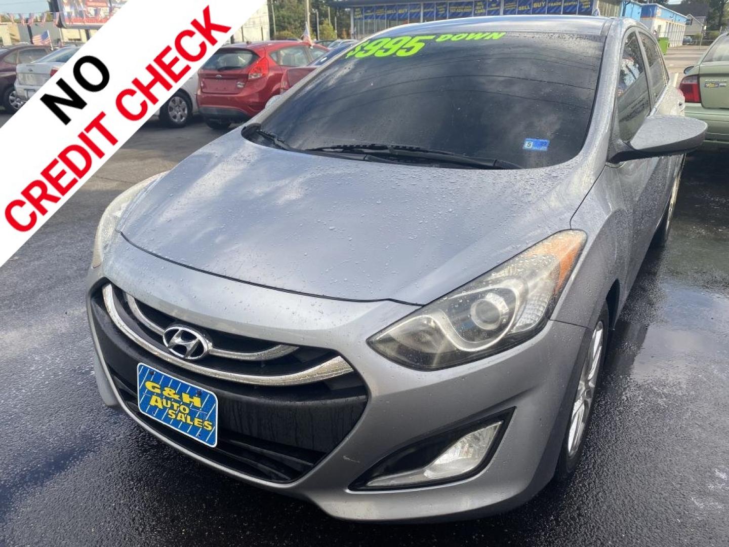 2013 GRAY HYUNDAI ELANTRA GT (KMHD35LE9DU) with an 1.8L engine, Automatic transmission, located at 930 E Little Creek Road, Norfolk, VA, 23518, (757) 588-0420, 36.915051, -76.244408- Photo#0