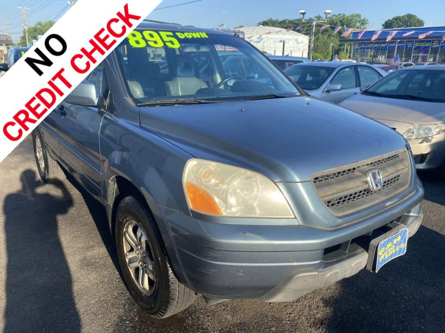 2005 BLUE HONDA PILOT EXL (5FNYF18665B) with an 3.5L engine, Automatic transmission, located at 930 E Little Creek Road, Norfolk, VA, 23518, (757) 588-0420, 36.915051, -76.244408 - Photo#0